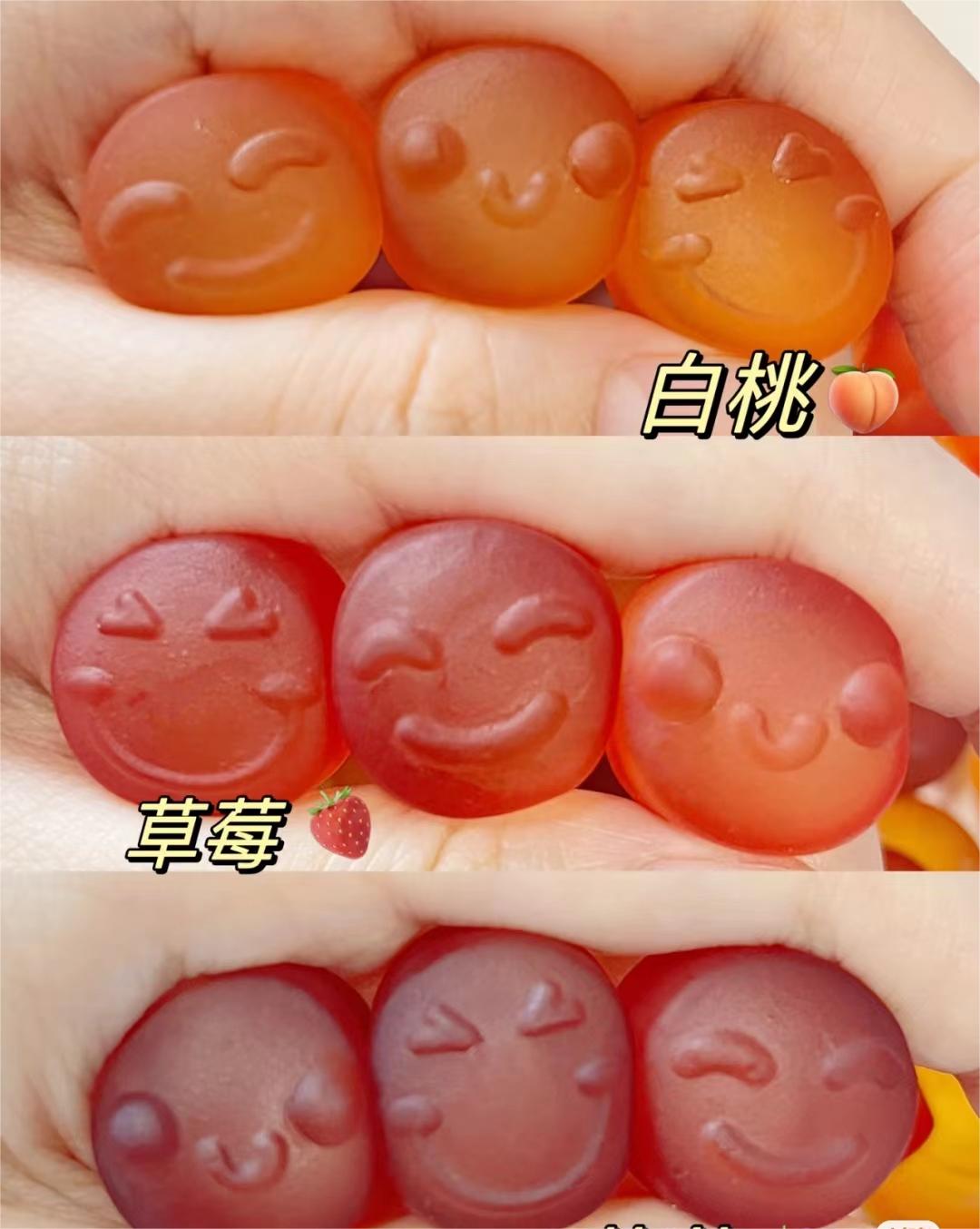 金丝猴爆浆果汁软糖,金丝猴白桃果汁软糖