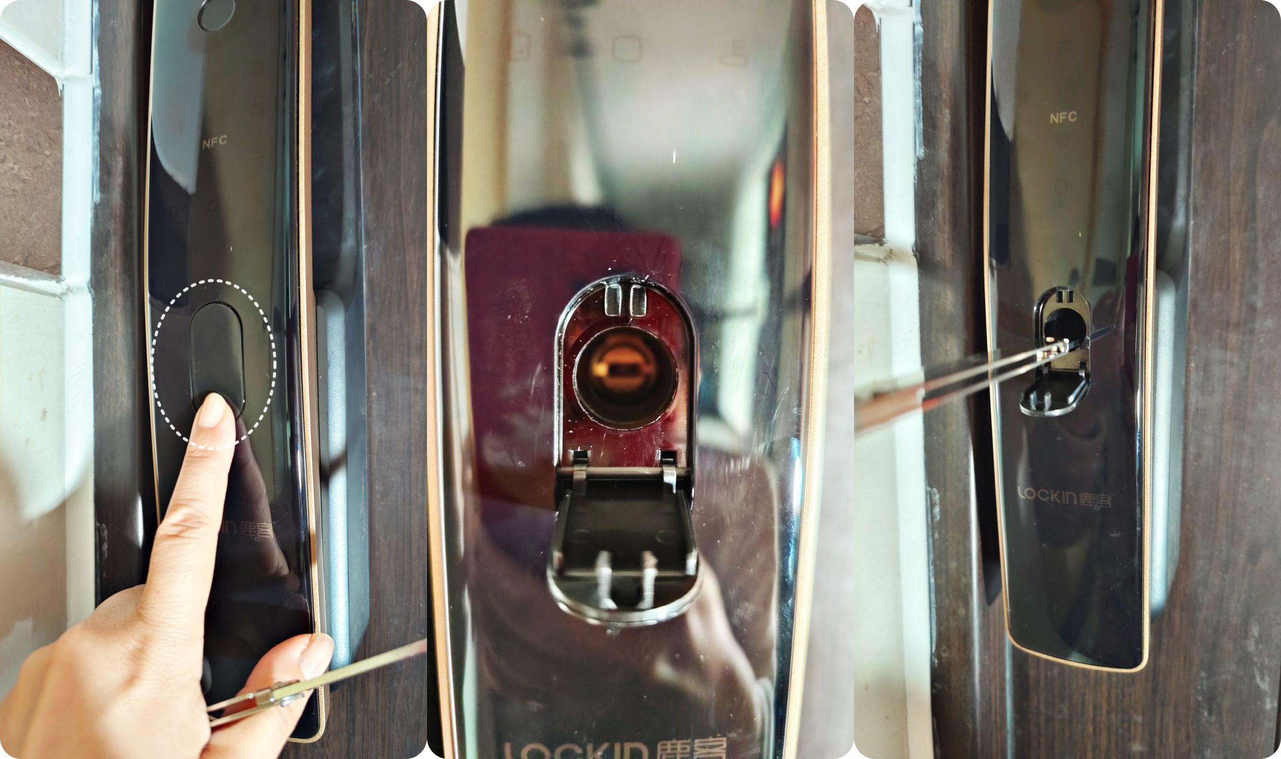 鹿客s50f人脸3d识别智能锁,鹿客智能锁s50f暴力测试