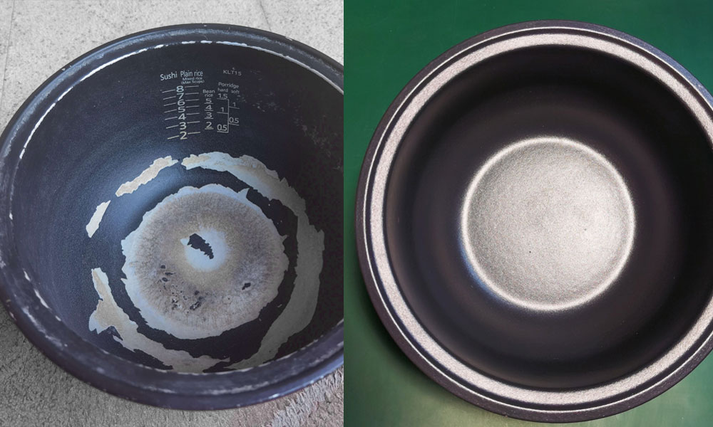 小米电饭煲涂层起皮,电饭煲内胆涂层起皮