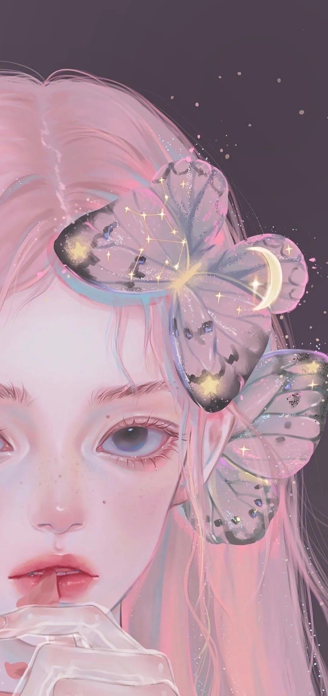 唯美动漫手绘壁纸,壁纸大全唯美手绘女生