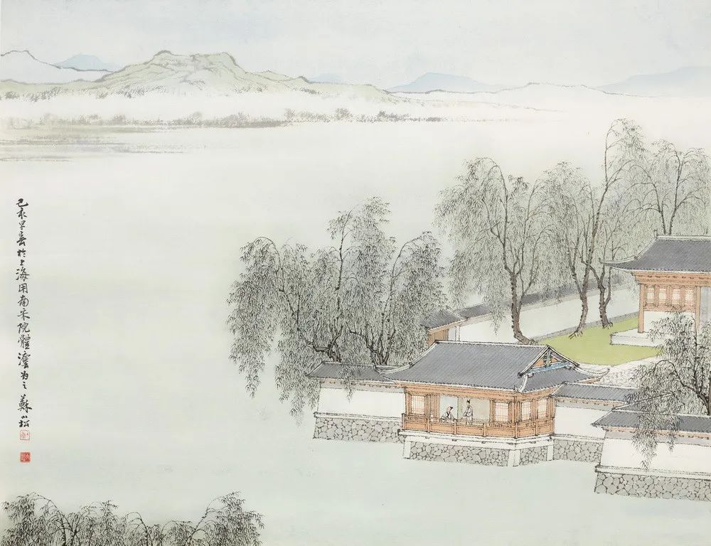 苏小松山水画欣赏,苏小松画家特点