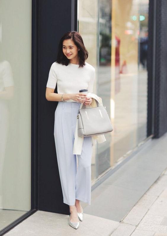 夏季蓝色搭配高级感,高级感蓝色夏季