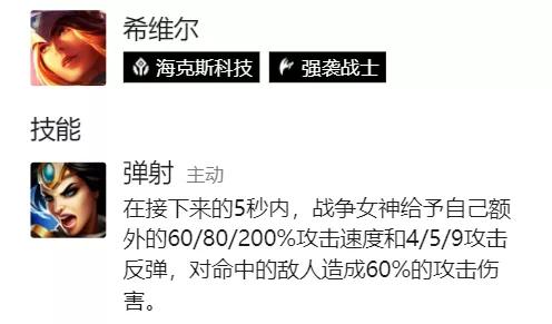 s6.5乌鸦主c阵容海克斯,海克斯强袭希维尔阵容图