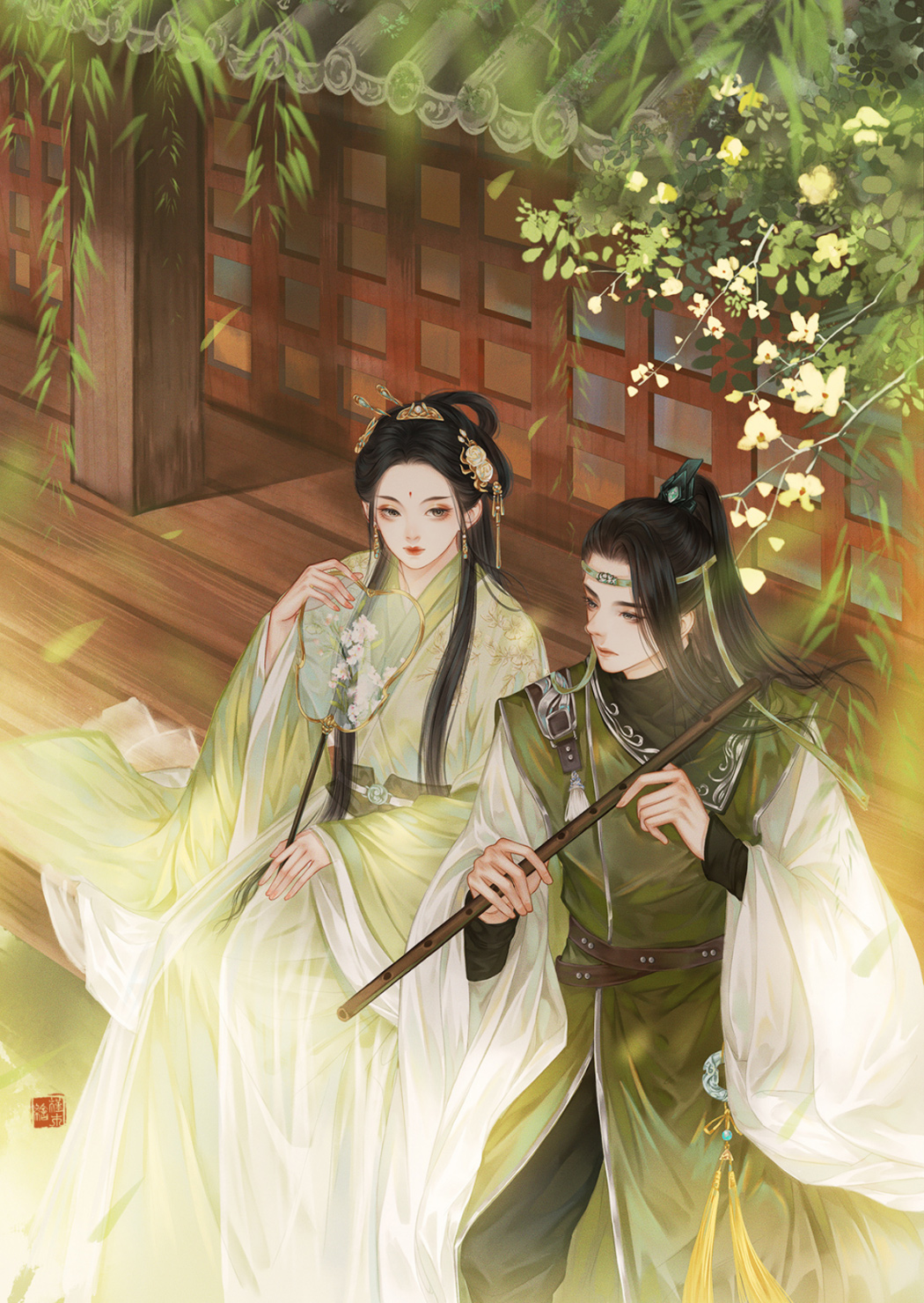 好甜呐,这位插画大大也太会了吧!缺情头的快来收藏啦