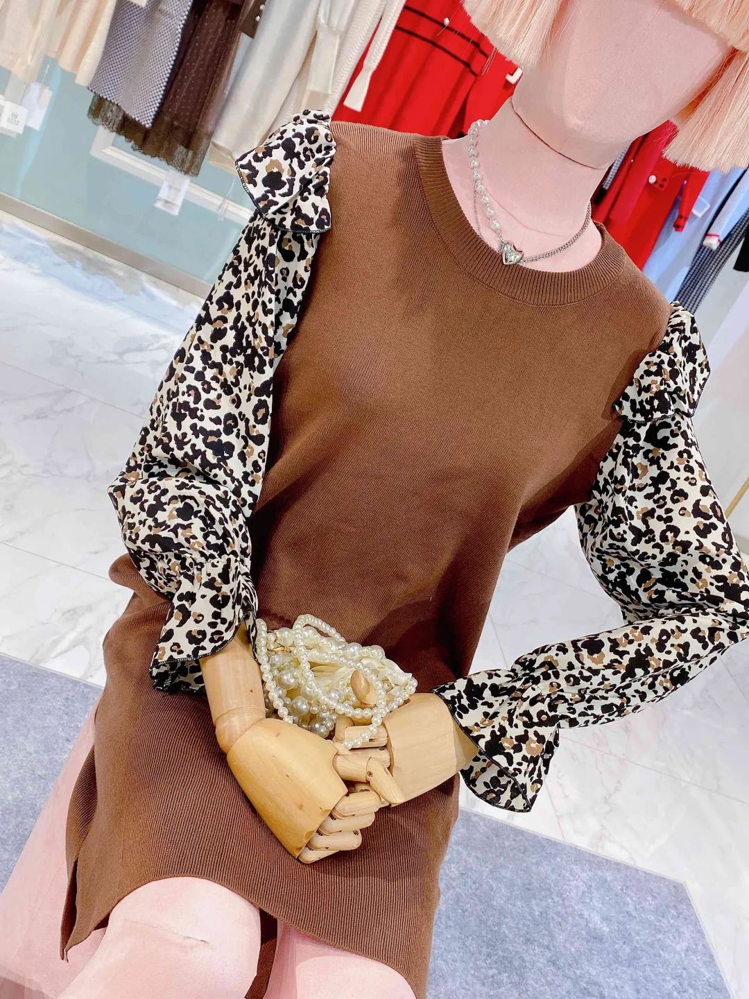 马尔飞丝品牌女装直播,马尔飞丝羊绒连衣裙折扣