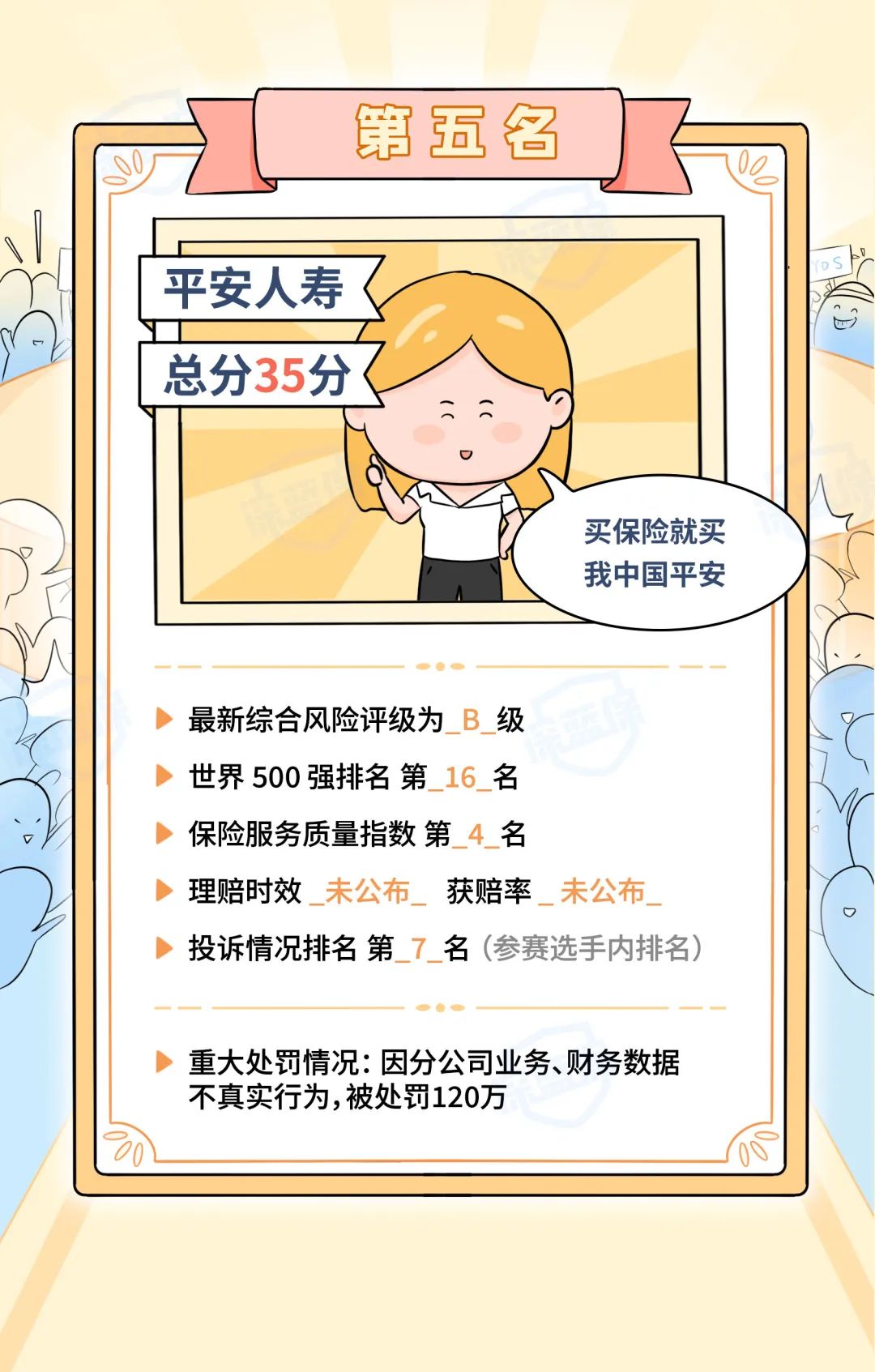 中国保险排名前十的保险公司,信泰保险2021全国排名第几