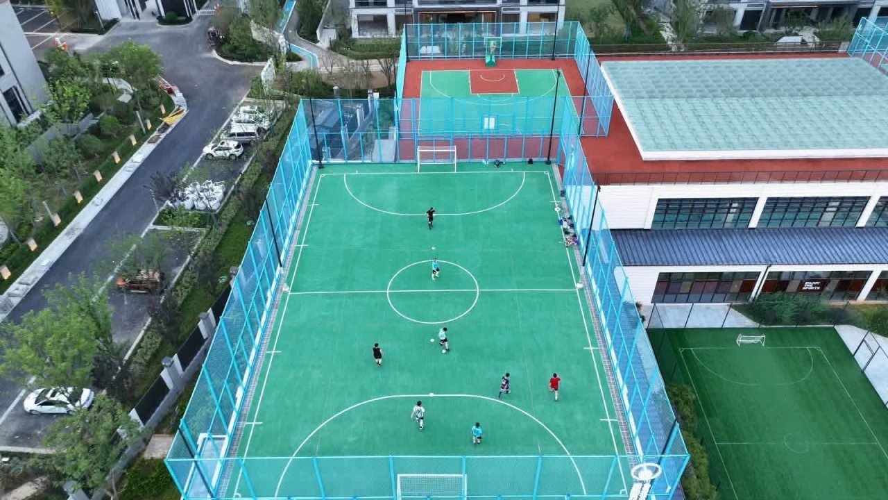 临安会锦文体公园,青山湖科技城会锦公园羽毛球