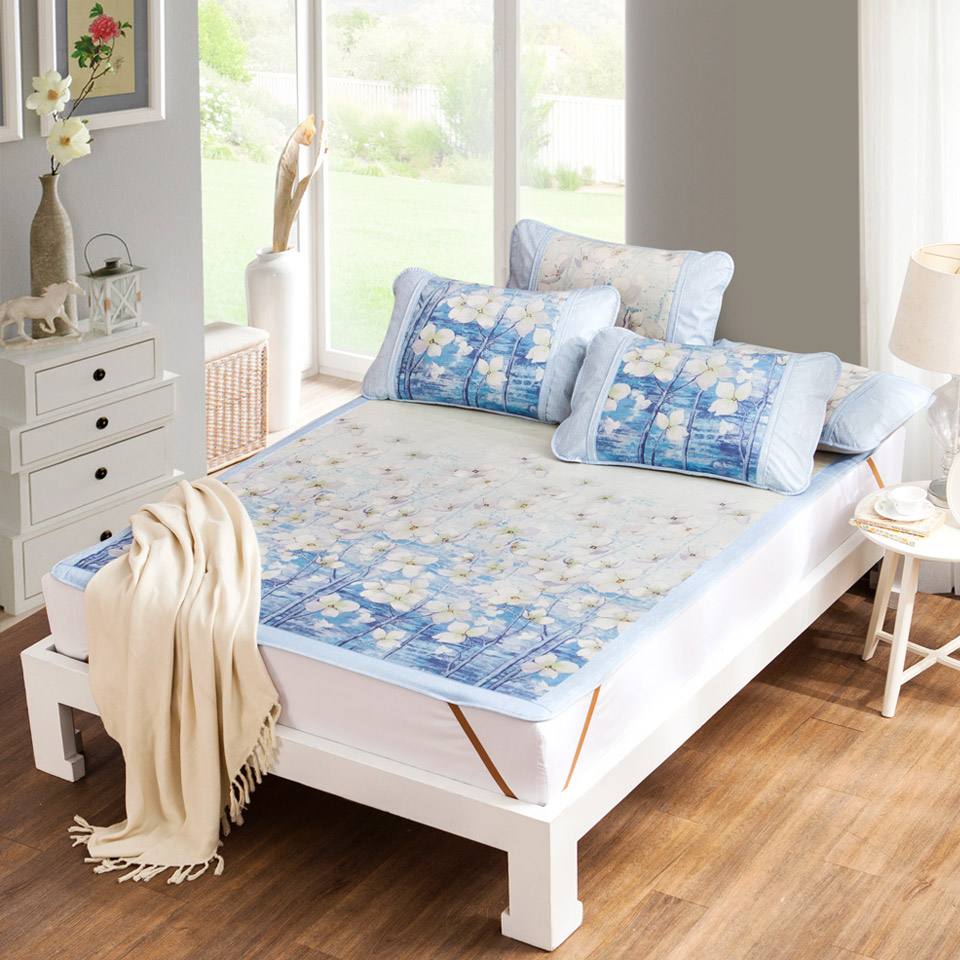 买回来的冰丝凉席怕掉颜色,买回来的冰丝凉席为什么有好多灰