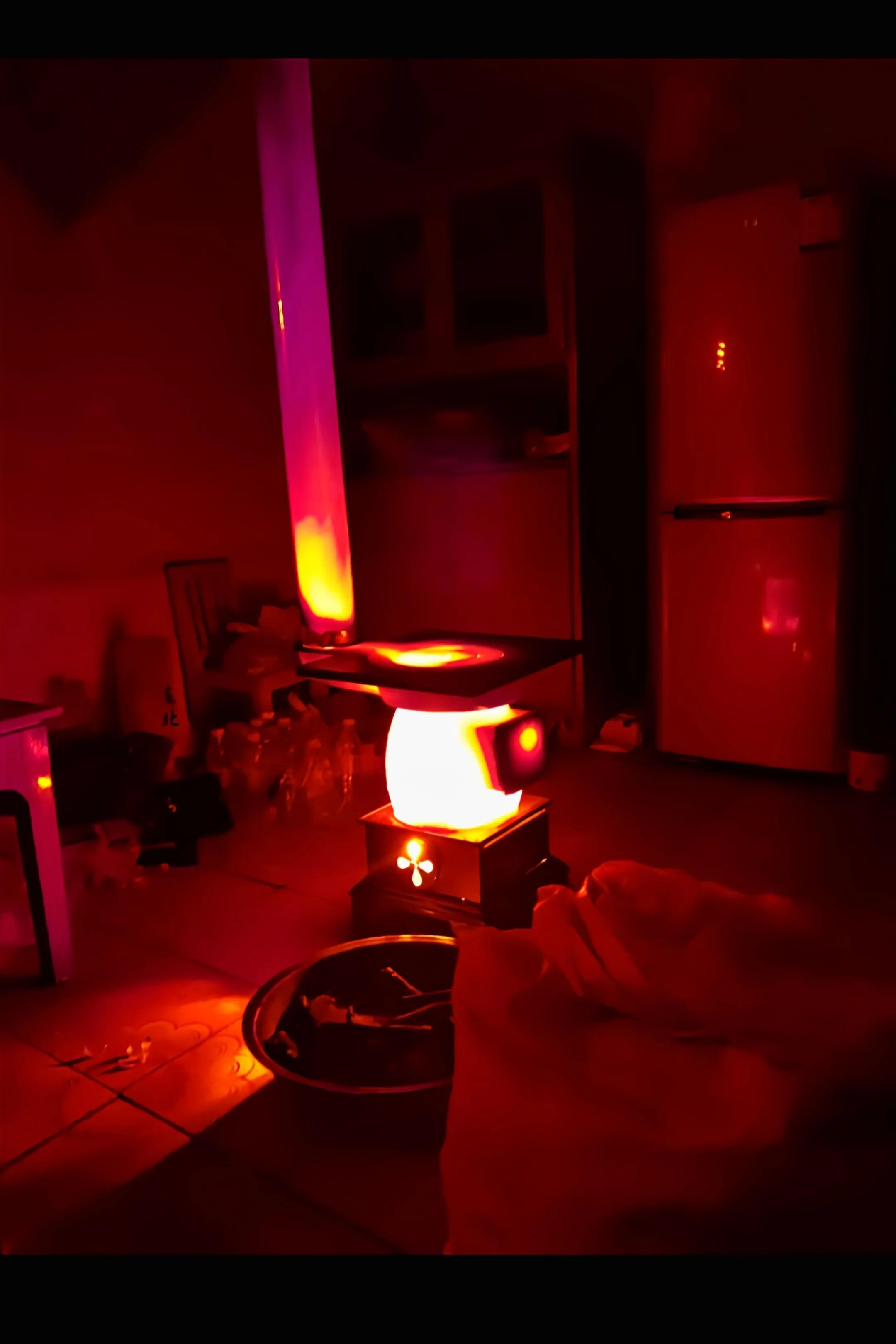 牛人发明的节能柴火炉,为了省电费烧柴煮饭