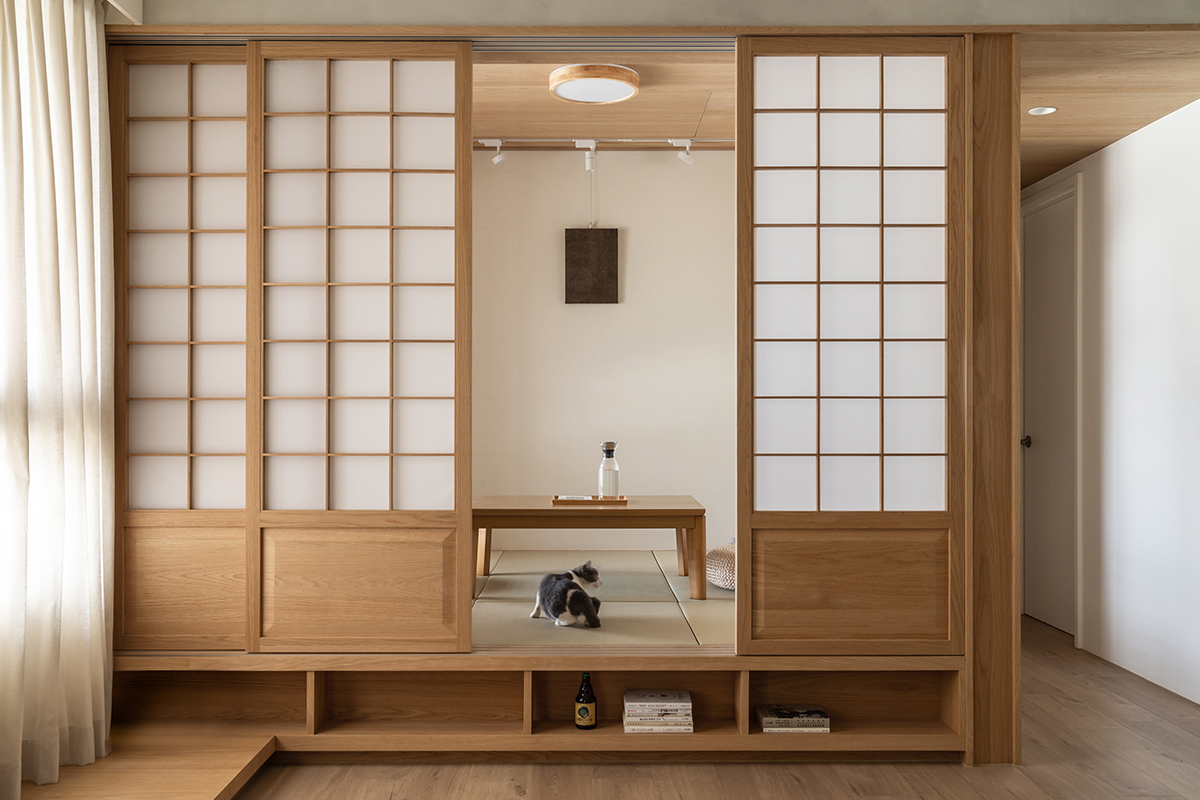 88平米房子小吧台,卧室日式吧台