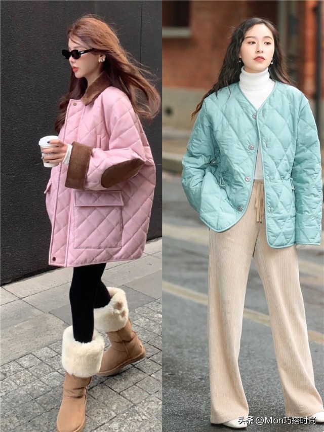 今冬穿奶奶风棉服时髦保暖,奶奶洋气棉衣