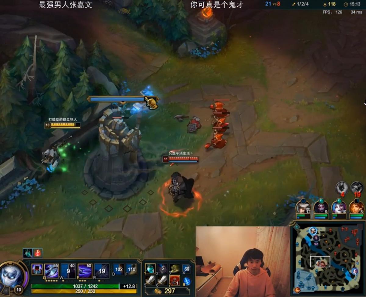 张嘉文二塔脏兵出萃取视频,张嘉文出萃取队友挂机