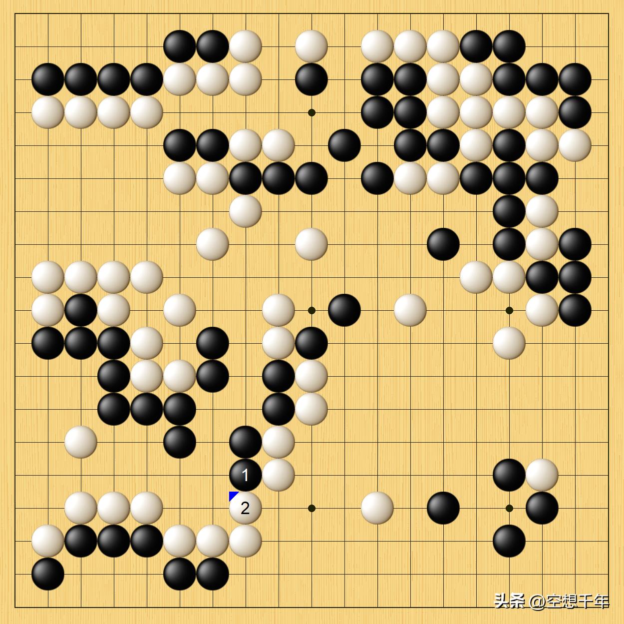 柯洁赢下冠军的时刻,柯洁与申旻埈对局