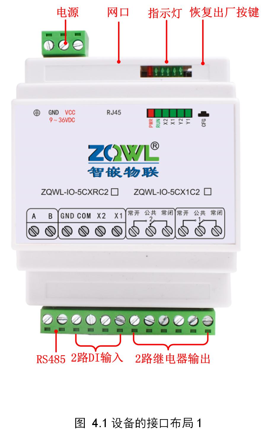 智嵌物联2路网络继电器控制器使用方法