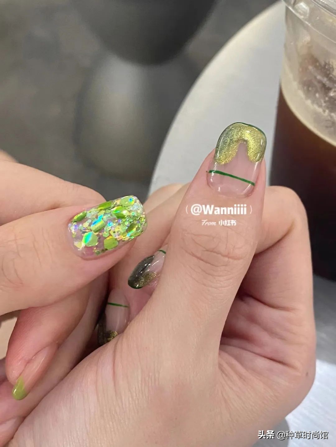 秋冬超显白高级感美甲,春日美甲图片最新款百搭