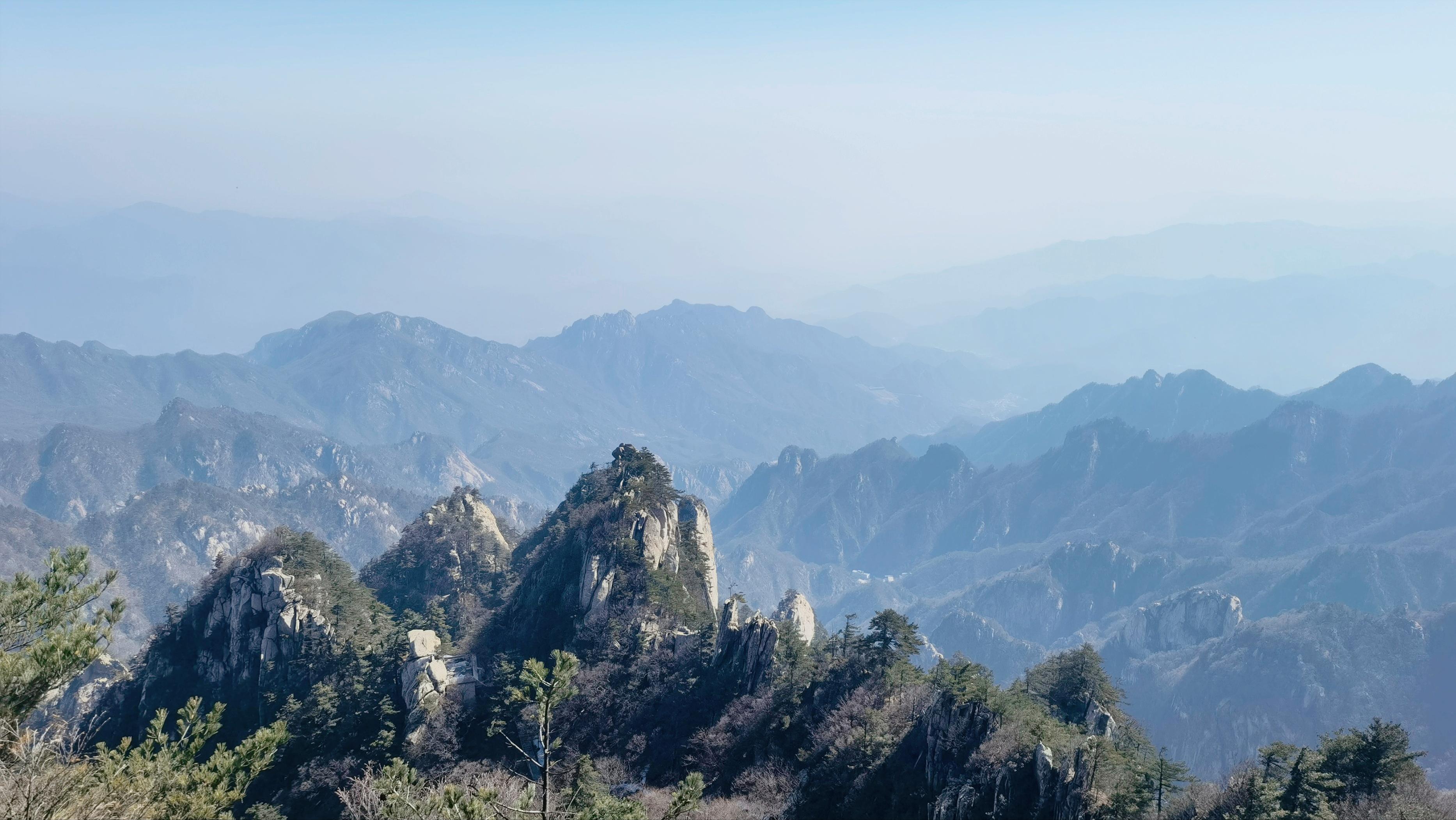 黄山三清山张家界华山,张家界尧山风景区