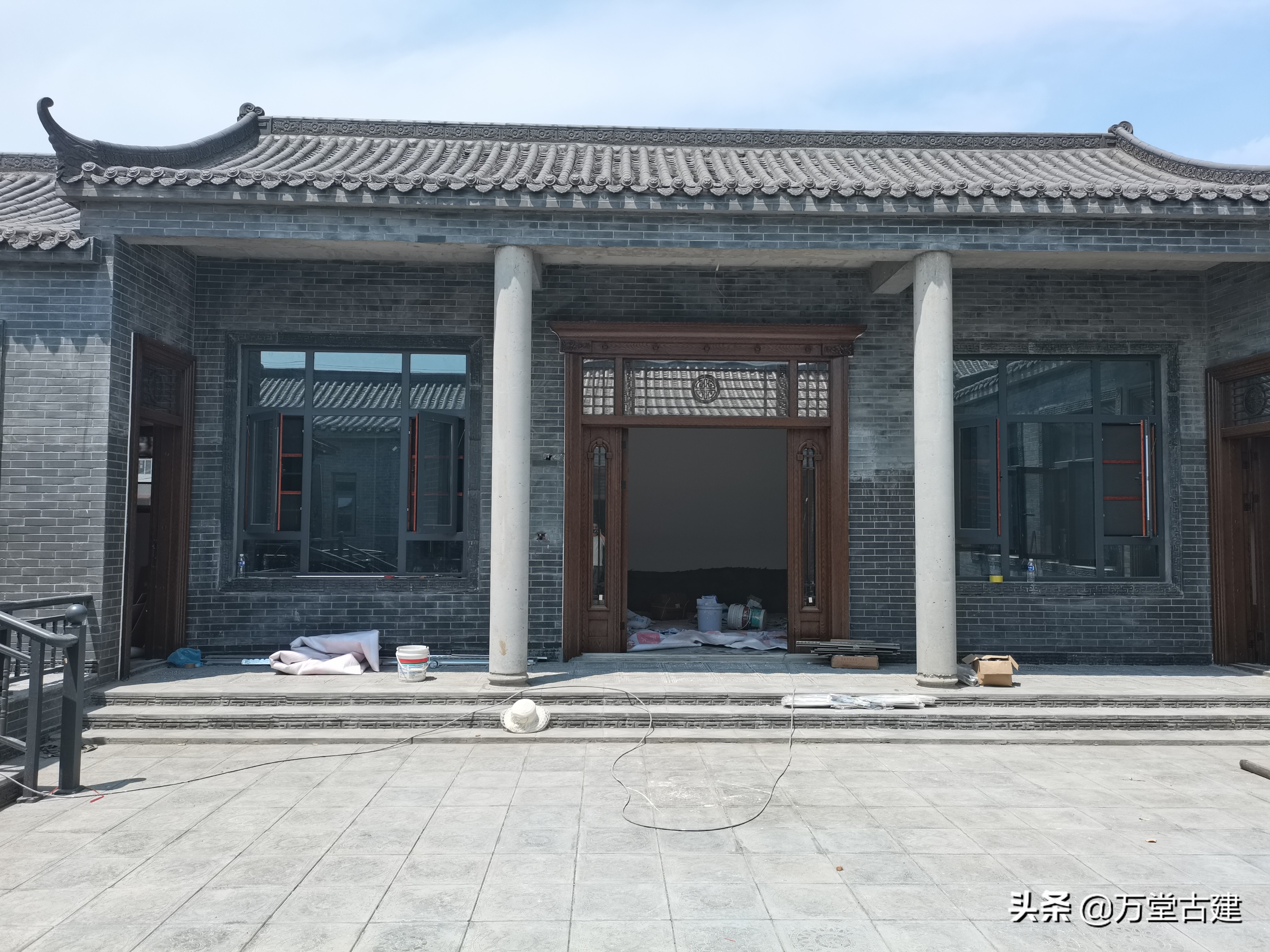 给自己乡下的房子造一座民宿庭院,回归乡下建一座小院