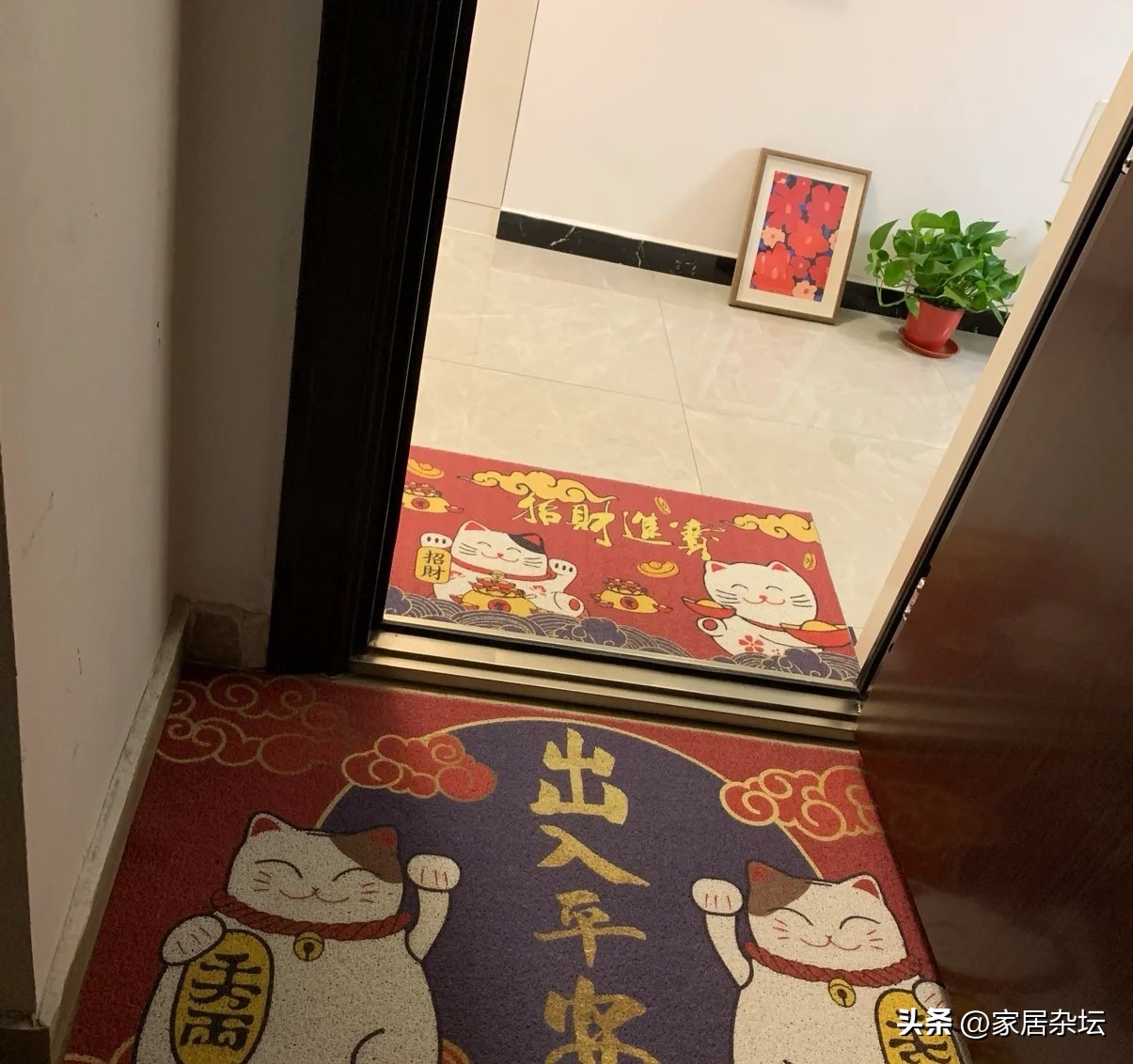 门口千万别放地垫,进门垫不脏小妙招