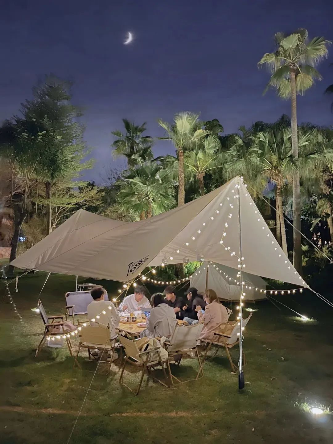 厦门海沧东孚营地新式露营,东孚温泉露营