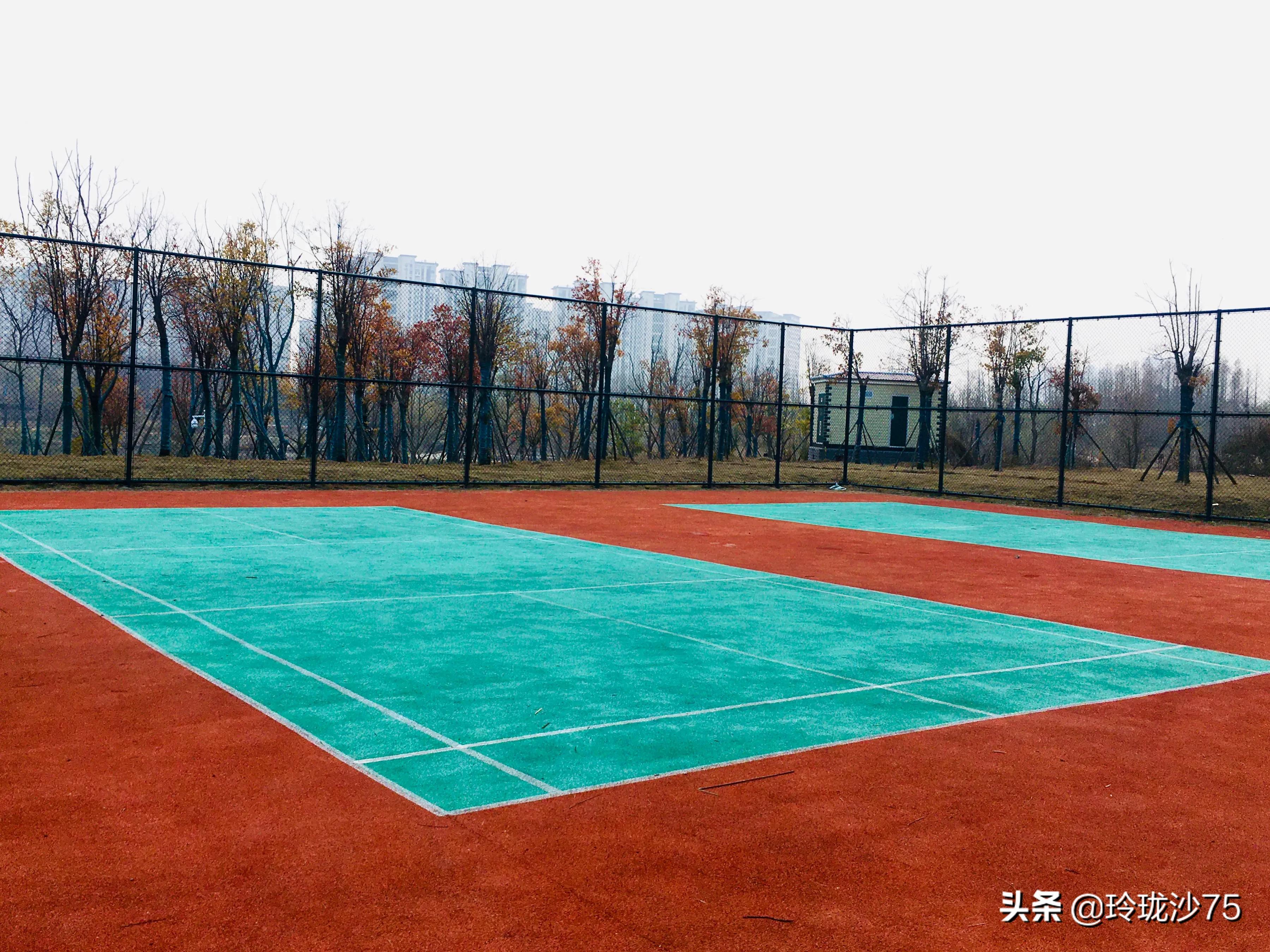 长沙风景美丽的篮球场,长沙王陵公园生态足球场