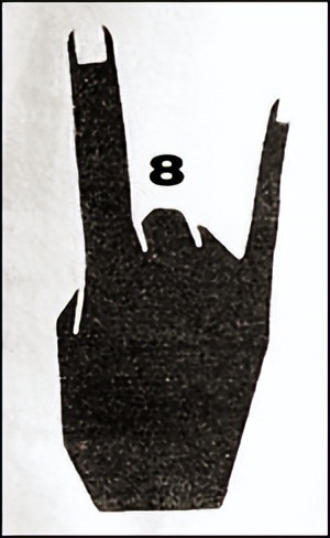 出门在外一定要注意防范,禁止出门手势