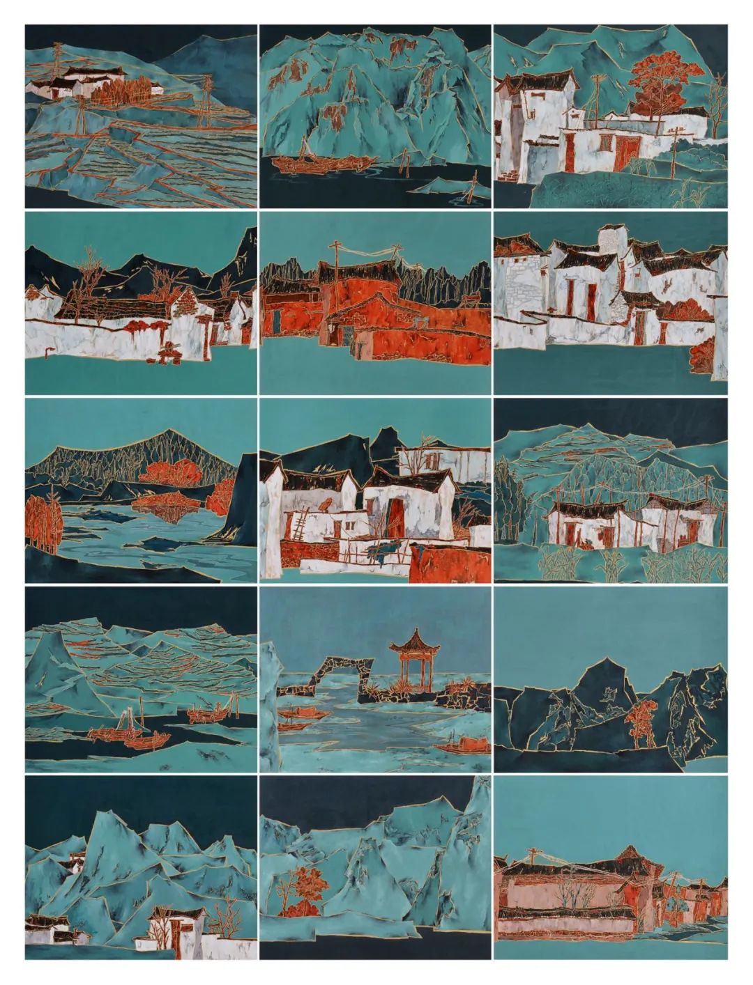 江苏师范大学美术学院2020级研究生中期汇报作品网络展——国画篇