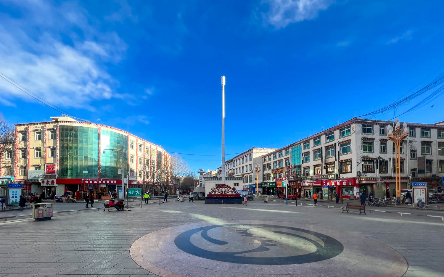 *藏西**东部小城，风光举世闻名，满街都是虫草店，一生一定要游一次