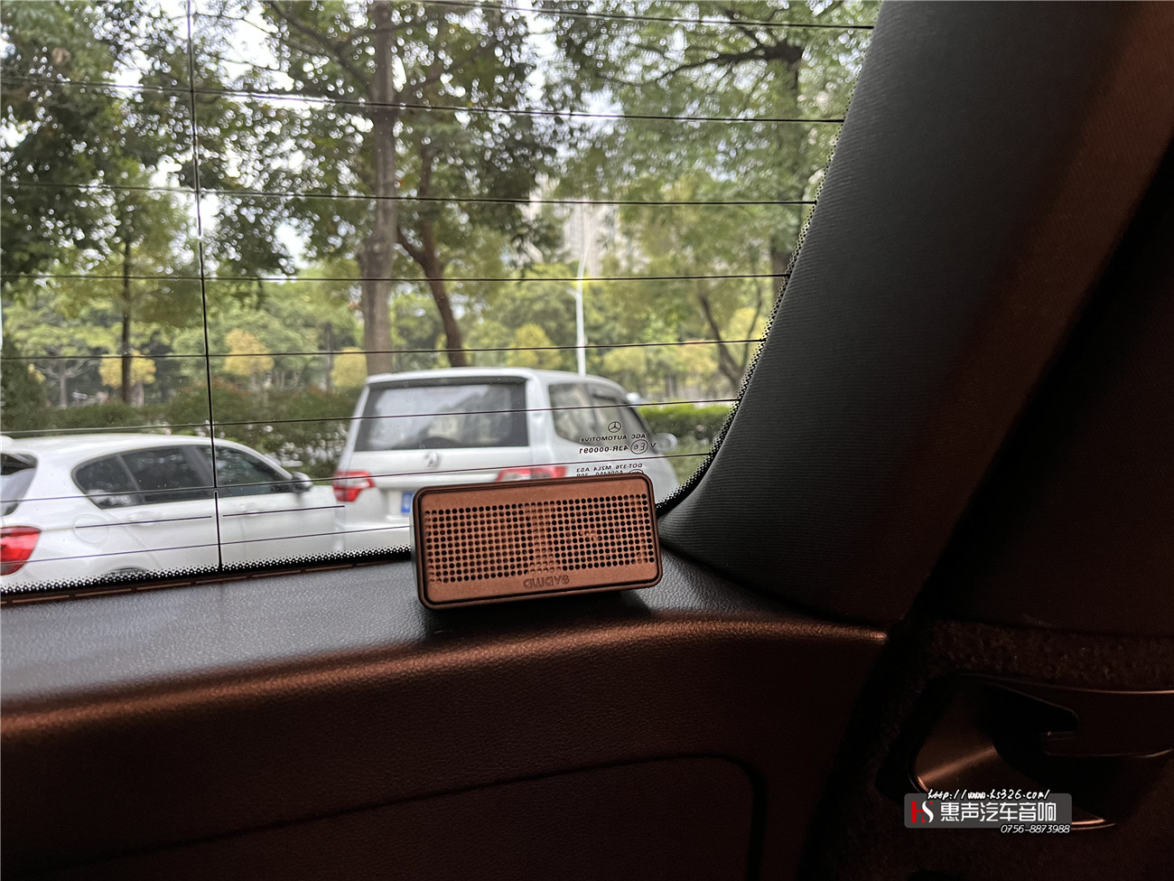 奔驰gle43喇叭沙哑,爱威全频车载喇叭