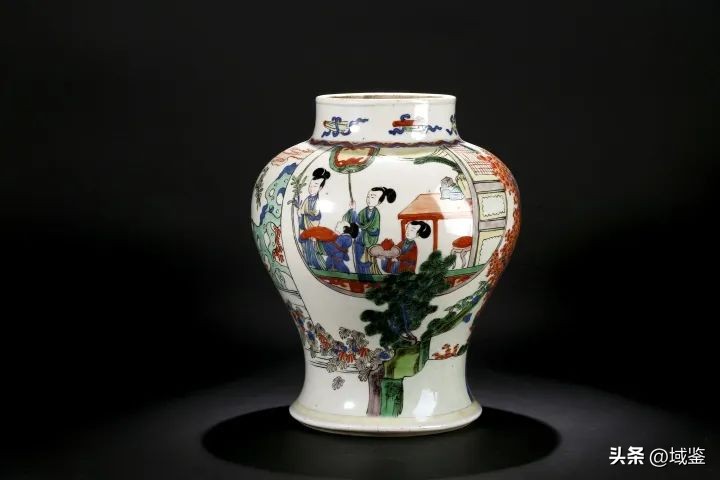 釉上五彩,釉上五彩富贵花