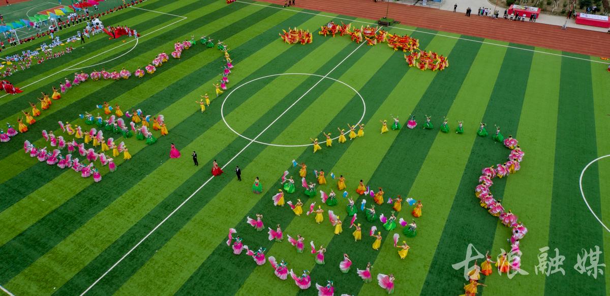 古浪城关第三小学足球比赛,古浪县足球联赛开幕式表演