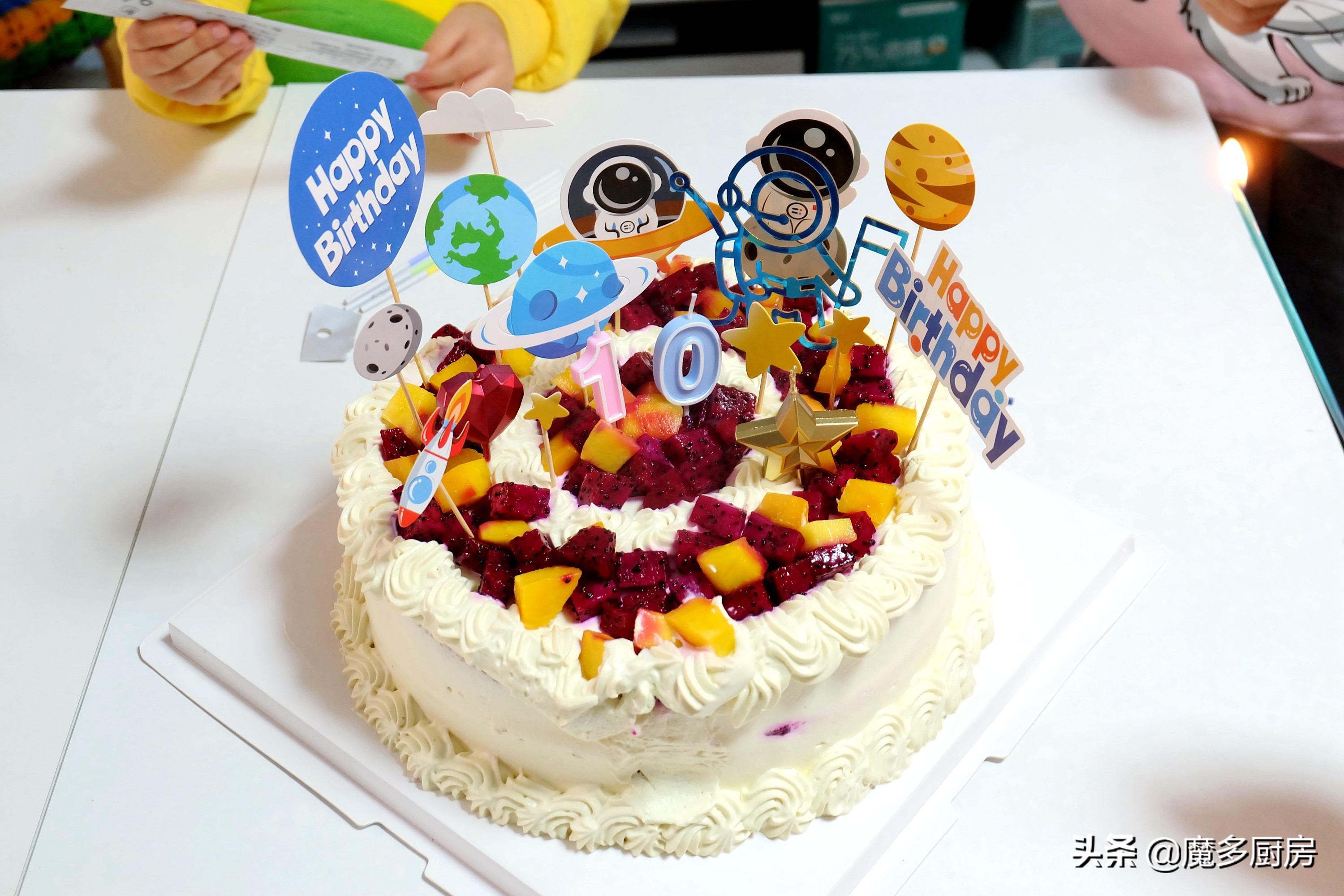 自做生日蛋糕发朋友圈,自制生日蛋糕可爱