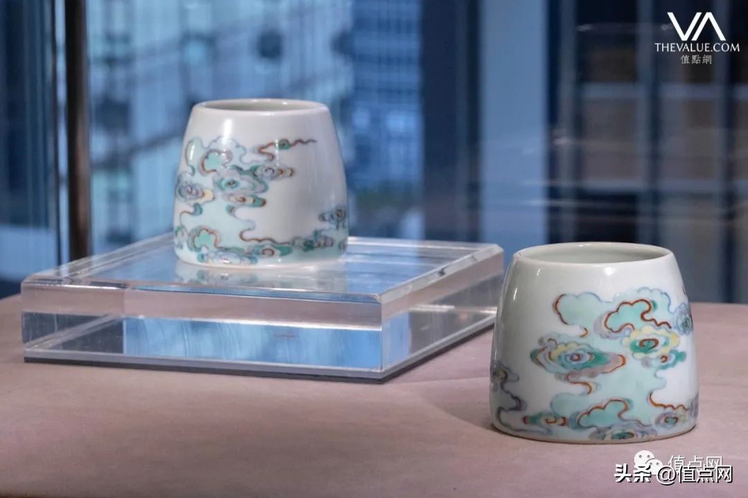 徐展堂藏清乾隆粉青釉六管瓶,徐展堂藏品