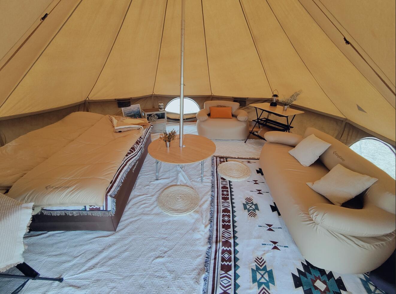 露营帐篷打开方法,最适合冬季实用的帐篷