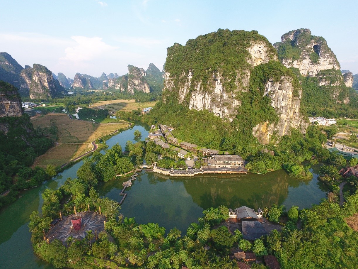 明仕田园秘境风景区,明仕田园游览图