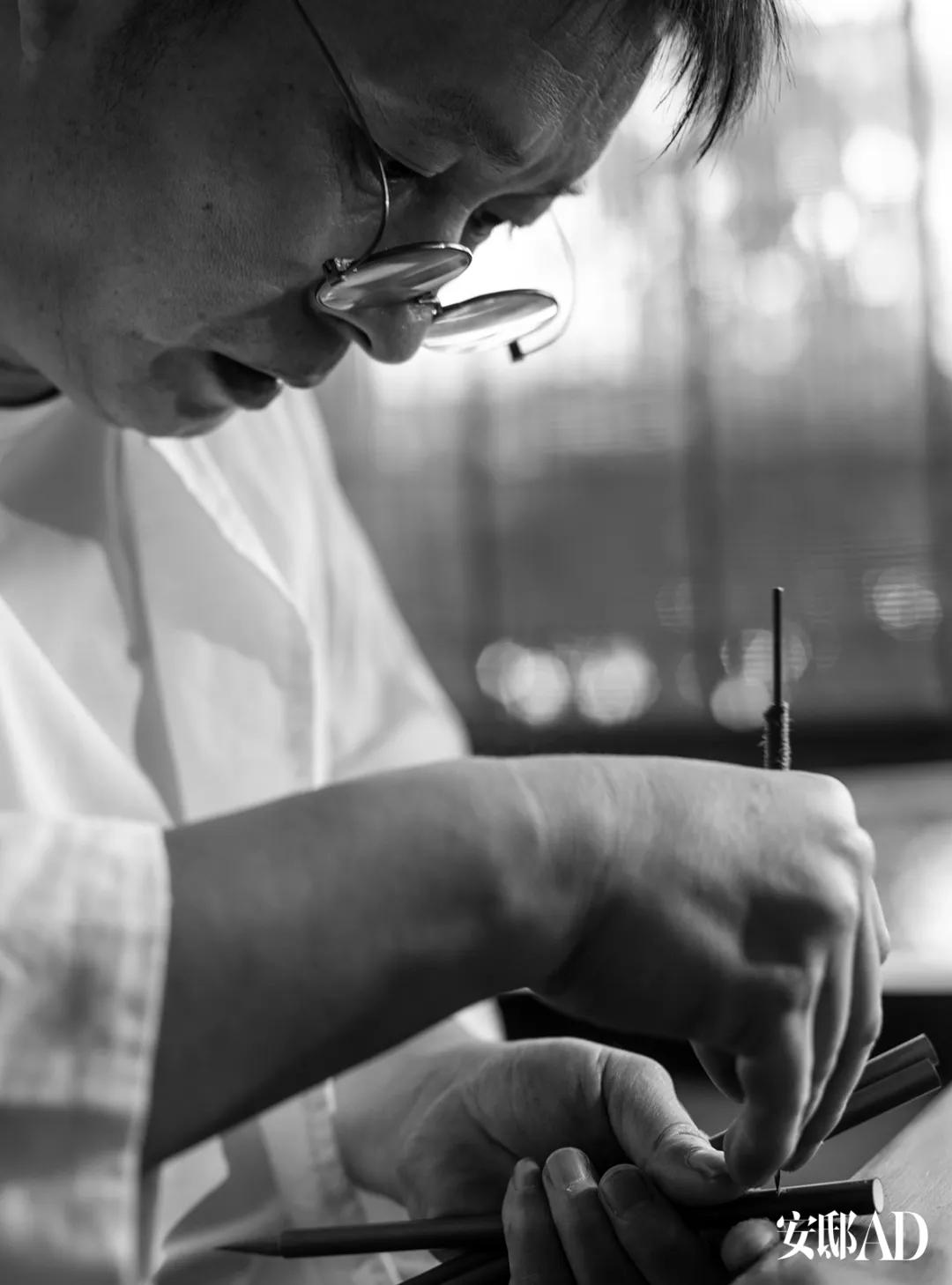 名笔贺岁——制笔艺术大师李小平“福禄同春”毛笔受推崇