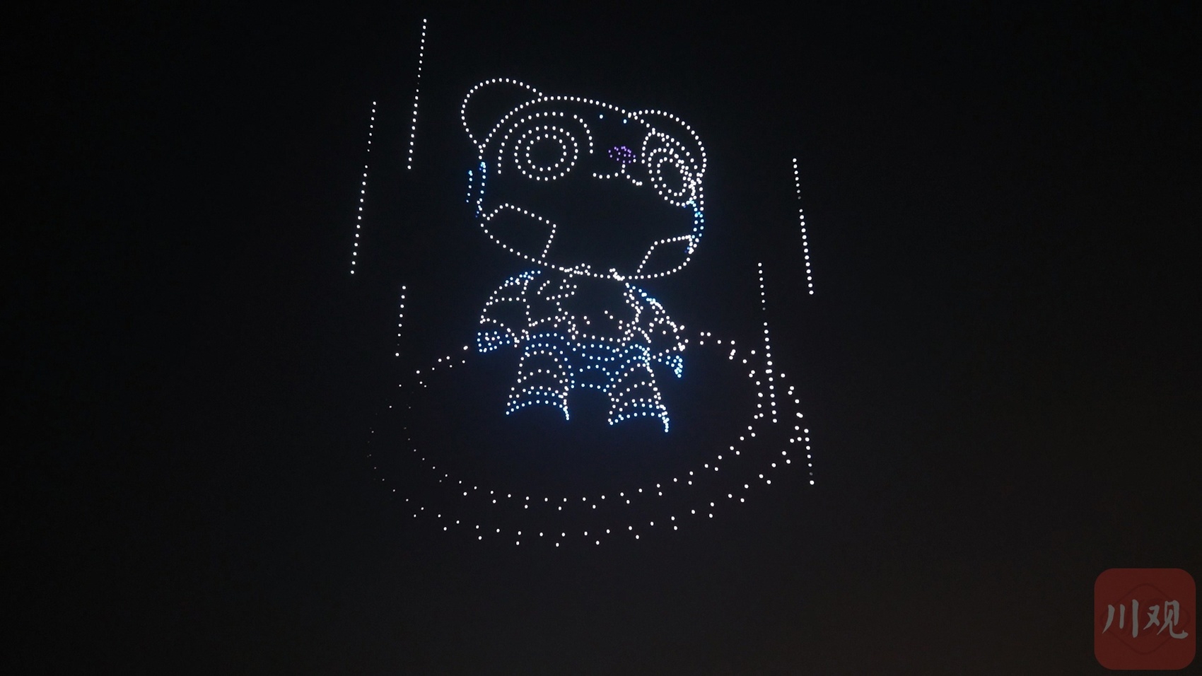 龙翔九天动画,龙飞九天无人机表演