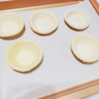 蛋挞皮小披萨好看又好吃,简约版披萨蛋挞皮