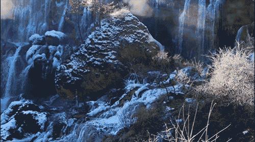 冬日梦幻童话九寨沟12月出发,九寨沟翠海蓝冰