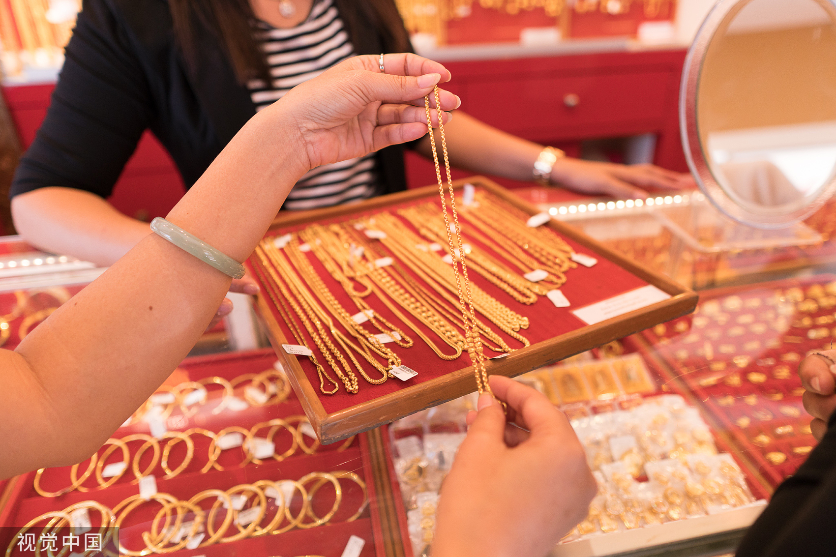 中国大妈大卖黄金,中国大妈抢购黄金赚了吗