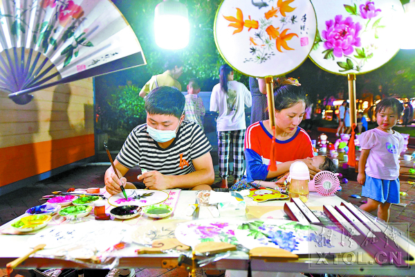 湘潭首届烟火夜市,湘潭凌晨夜景