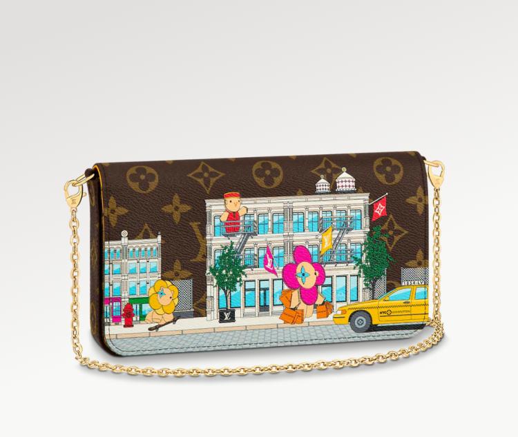 lvpochetteaccessories链条包,lvpochettefelicie链条包