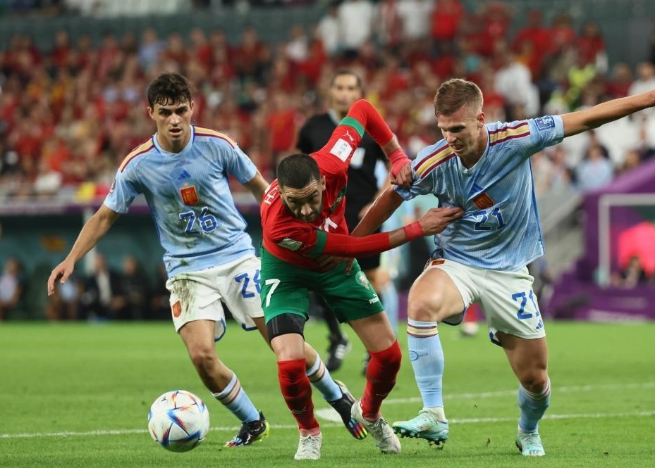 世界杯摩洛哥队闯入4强,摩洛哥四次击败世界前十球队