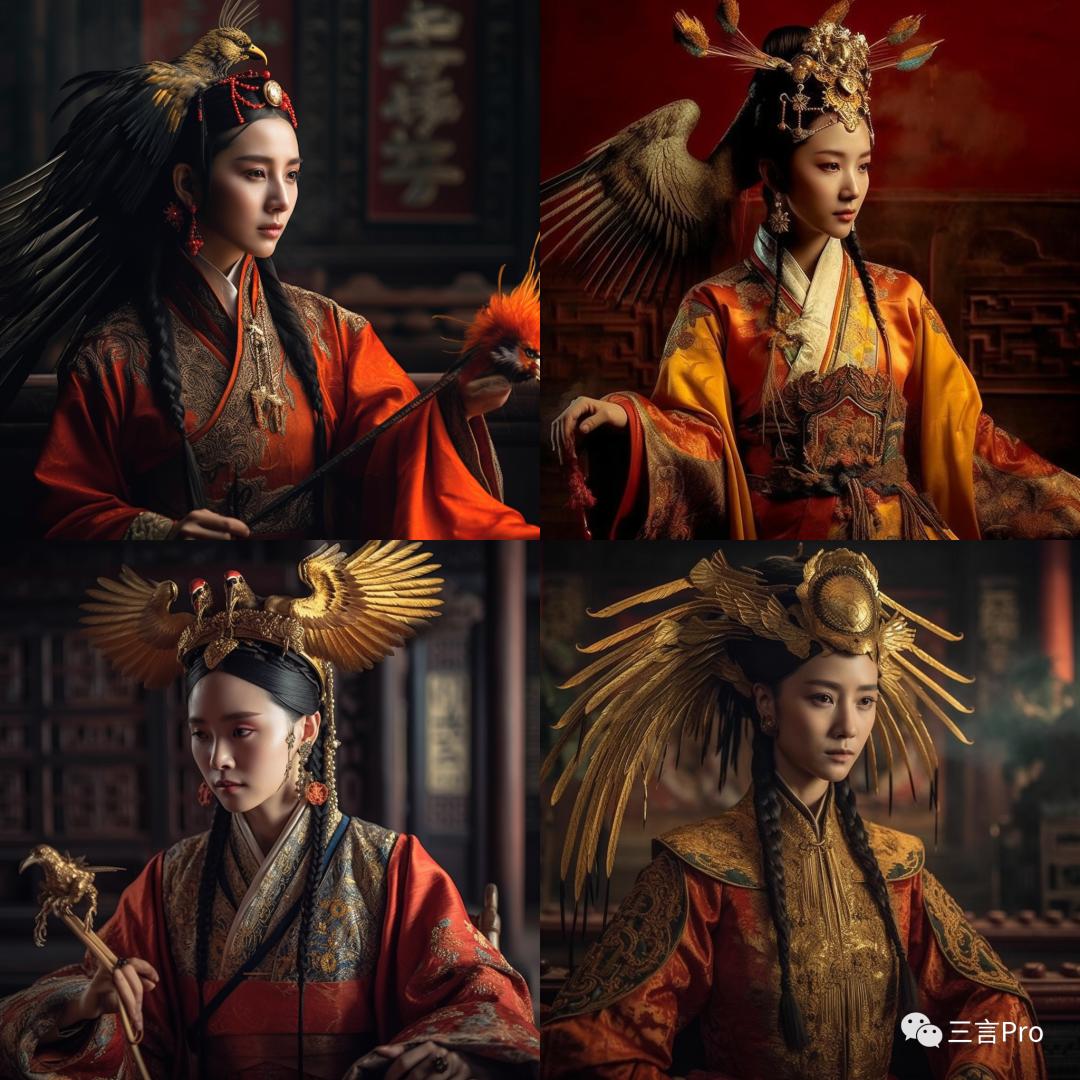 效果惊人！我们用Midjourney生成了四大名著里的23个经典人物画像