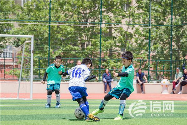 青岛镇江路小学足球开幕式,长江路小学校园足球节开幕