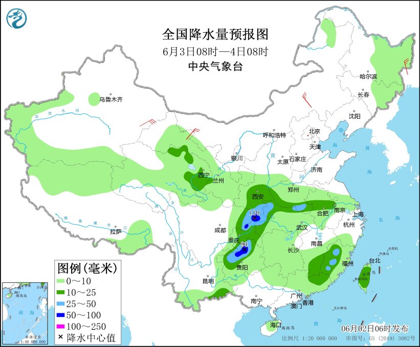 北方高温南方降雨天气,中央气象台未来三天南方降雨持续