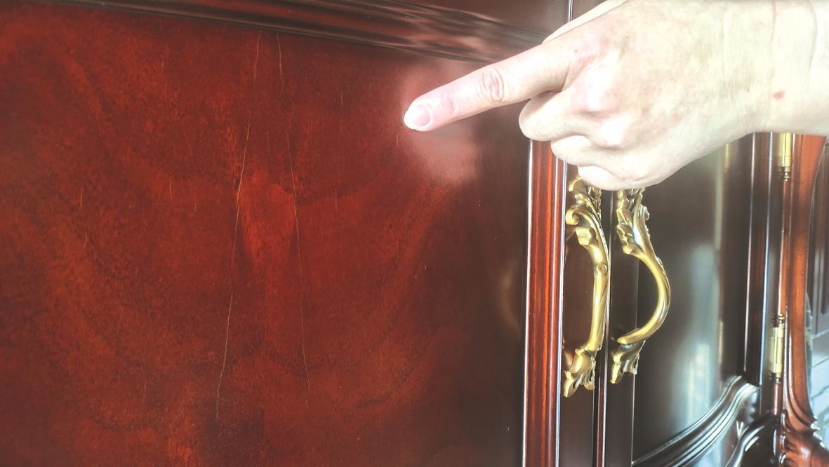 原木家具裂纹怎么处理,原木家具表面烂一块