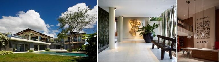 豪华海边别墅,新现代豪华建筑别墅