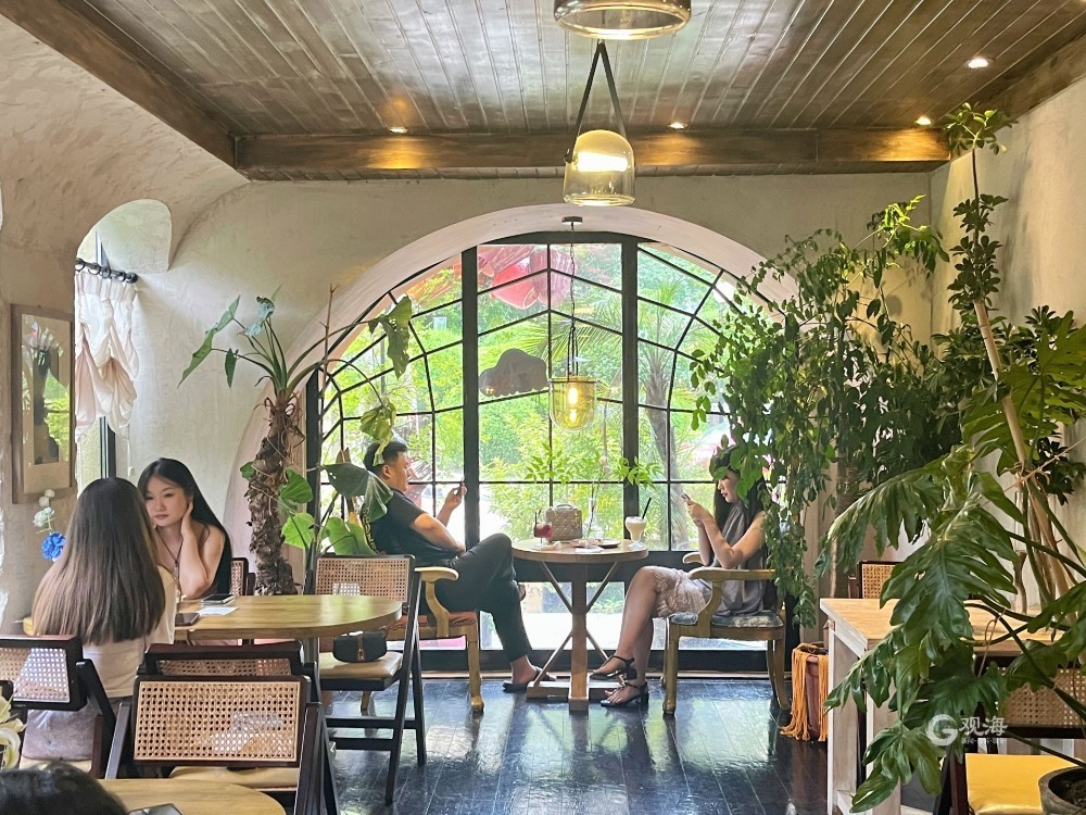 镜像微观|浪漫满屋！花园咖啡厅“绽放”美丽产业
