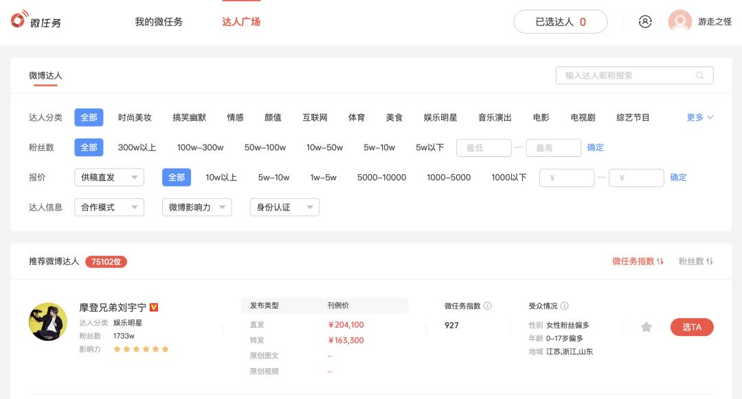 微博kol哪家好,微博kol资源在哪里